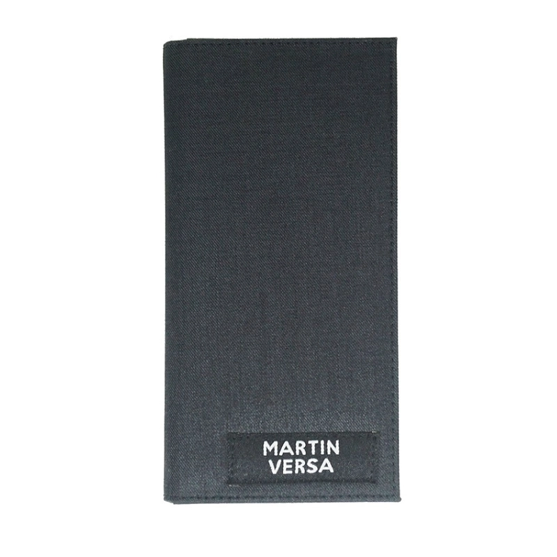 Product image Martinversa WL12 Dompet Kartu Uang Kanvas Panjang Man Wallet Free Size Hitam