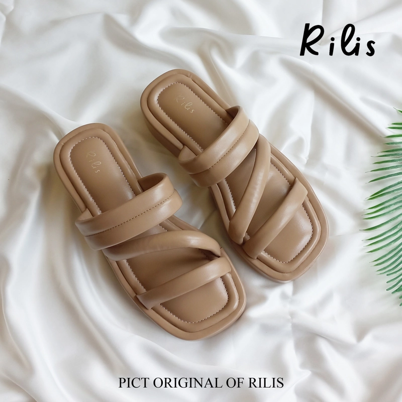 Product image Rilis - Sandal Wanita Xerena Wedges (Rilis 42) 37 Mocca