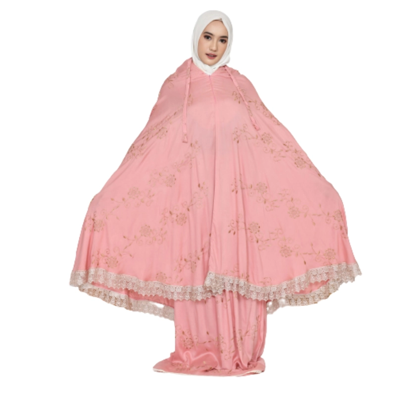 Product image Al Kahf - Mukena Dewasa 2in1 Gracella Bordir Teratai All Size MGB101