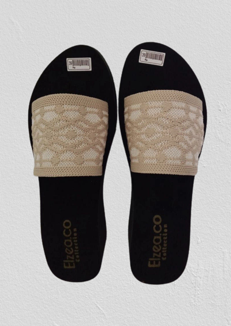 Product image Elzeaco - Sandal Spon Webbing Wedges 5cm K29 (PROMO) 39 WEBBING MOTIF