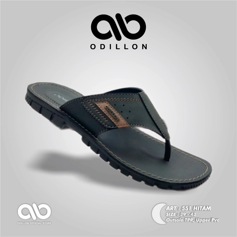 Product image Odillon - Odillon - 551 / Sandal Jepit Pria Casual 39 BLACK