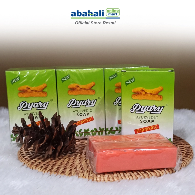 Product image Abahali Mart - Sabun Pyary Turmeric Original 75gr Sabun Kunyit India Asli 1 pcs pyary turmeic