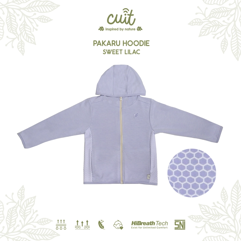 Product image Kintakun Baby - [NEW COLORS] KINTAKUN BABY X CUIT Pakaru Jaket Hoodie Zipper Anak Perempuan dan Laki-Laki 4XL (5-6 Years) Sweet Lilac