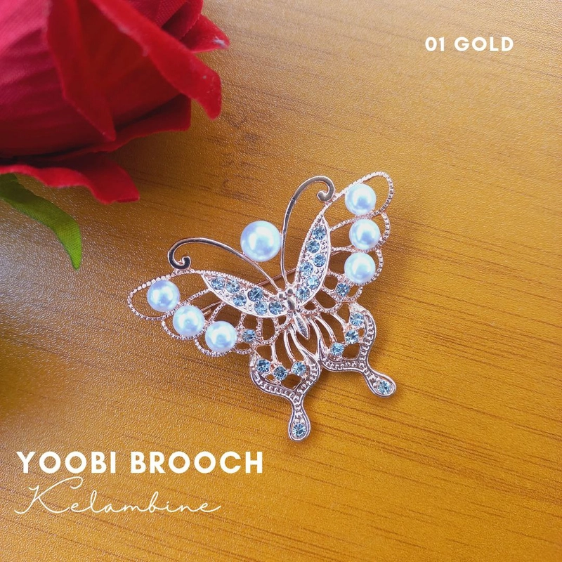 Product image Kelambine - Yoobi Brooch Bros Yoobi by Kelambine Yoobi Brooch 01 Gold