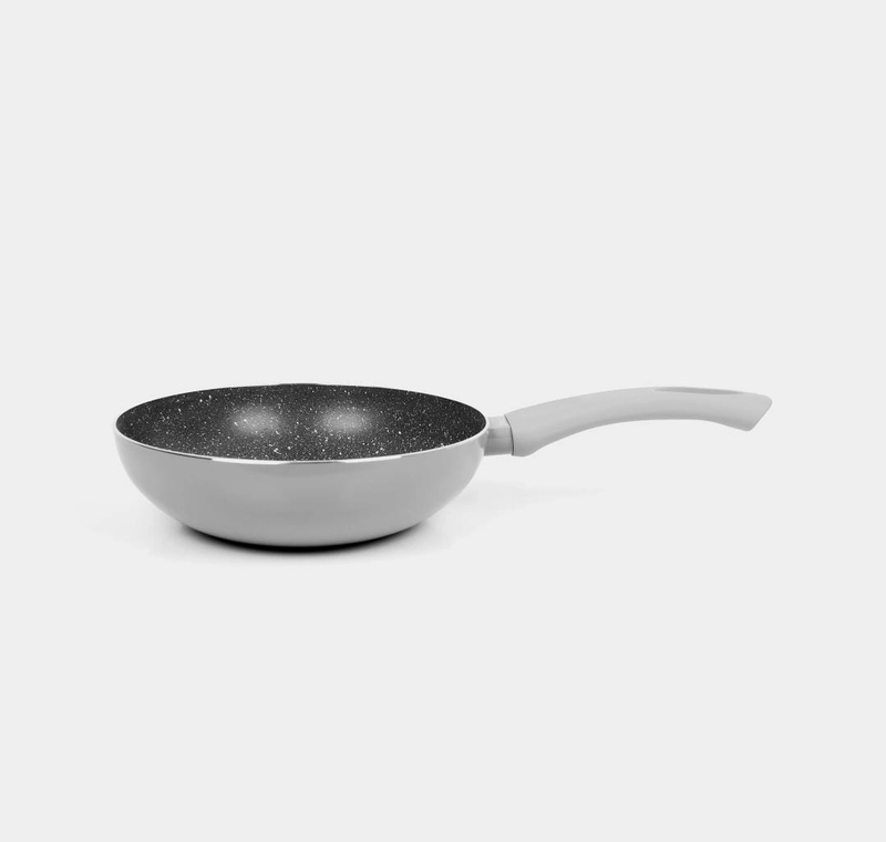 Product image Rizki Electronics - Cypruz Wajan Penggorengan Anti Lengket Fry Wok Featherlight Series 20 CM Grey/Green