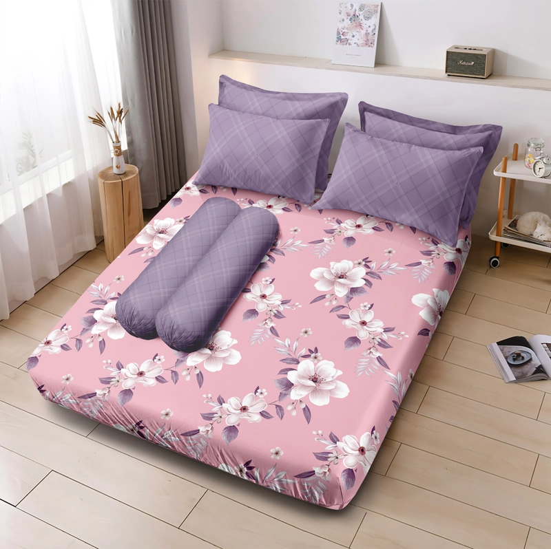Product image LADY ROSE OFFICIAL - Illusions Sprei Weberi 160x200x20 Queen Bantal 2