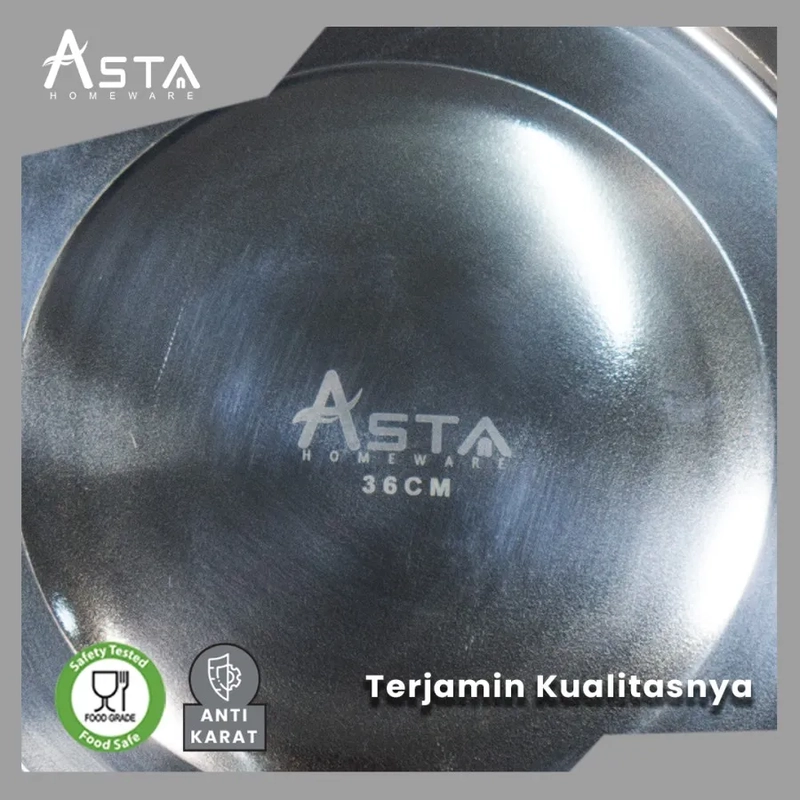 Product image Asta Homeware - Asta Mixing Bowl Baskom Wadah Makanan Stainless Steel 34 Stainless Stell