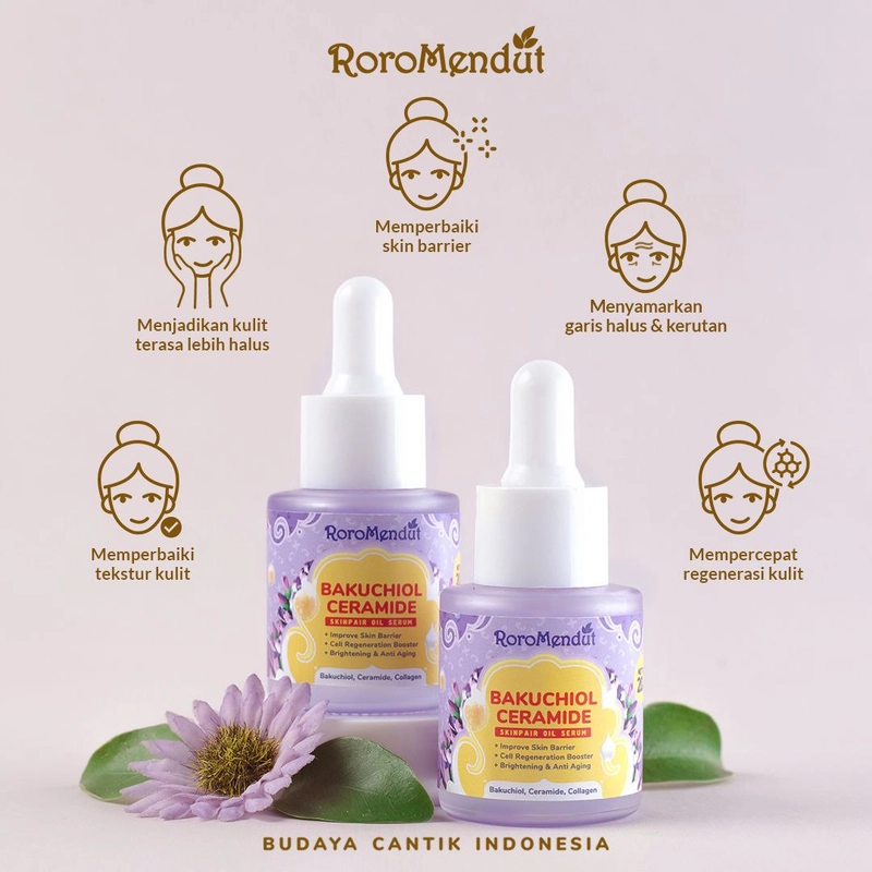 Product image Roro Mendut Skincare - Ceramide Bakuchiol skinpair oil serum 20ml Bakuchiol