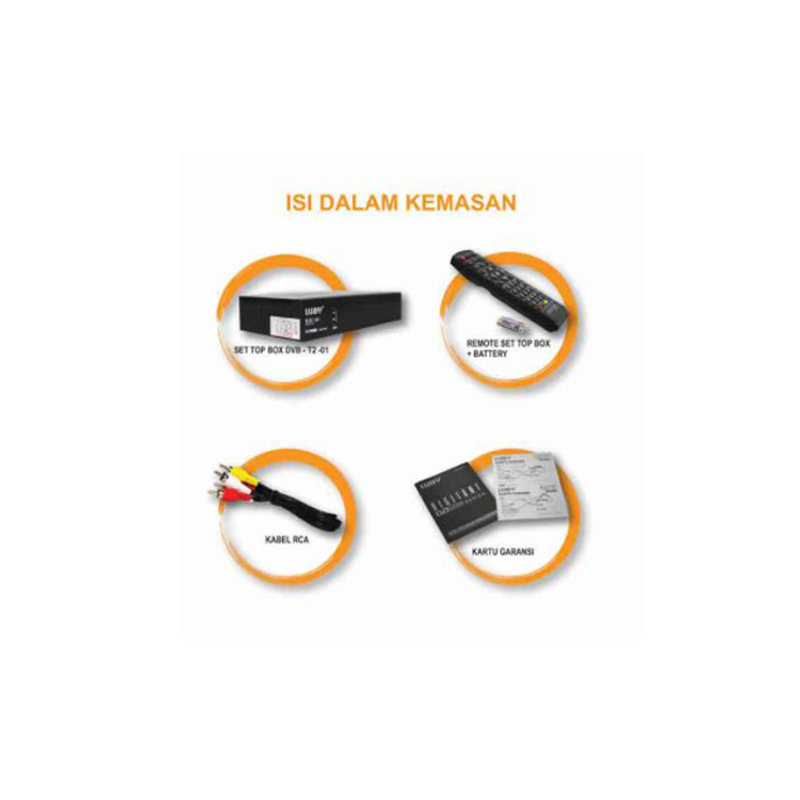 Product image Set Top Box Luby DVB-T2-01 Type STB01