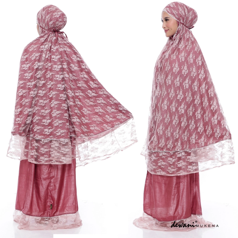 Product image Dewani - Jasmine Premium Lace Magenta 123x133 magenta