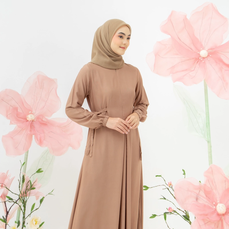 Product image Lusianasae - Lusianasae - Edelweiss dress warna Milo bahan Rayon twill premium S MILO