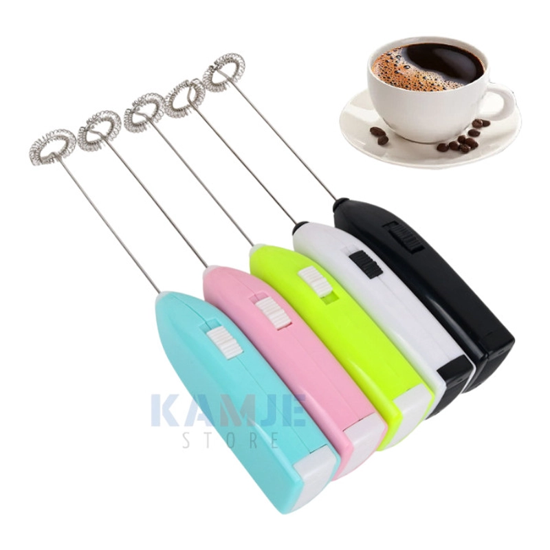 Product image KAMJE Hand Mixer Mini Pengocok Telur Pengaduk Kopi Elektrik Milk Frother KMJ026 KMJ026 RANDOM