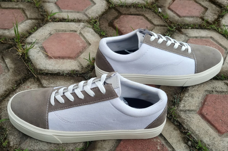 Product image ALZ PRO 9110 White Grey Sepatu Slip On Authentic 39 White Grey