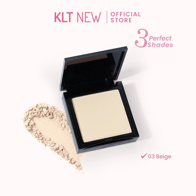 Product image KLT NEW - KLT NEW Pro Mattifiying - Compact powder bedak padat 03 Beige 13 gr 03 Beige