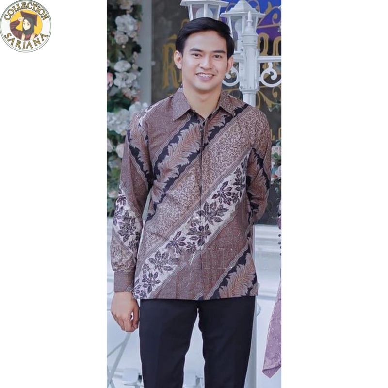 Product image KEBAYA BRUKAT BATIK COUPLE TERBARU - BRUKAT MUTIA - Brokat Tille Mutiara - Furing Satin - Payet Muti KEMEJA M KEMEJA