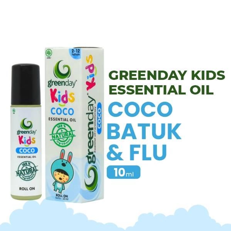 Product image Greenday Kids - [HARGA PROMO] Greenday Kids Essential Oil 4 pcs MIX BY REQUEST 10ml Mix