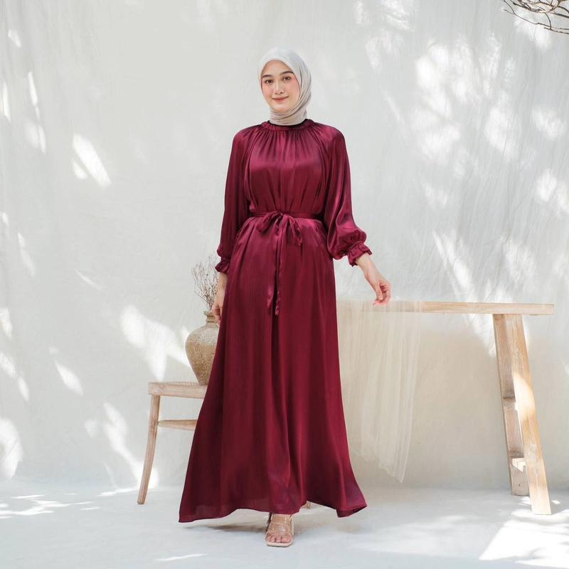 Product image Khisna collection - Ready new gamis wanita dewasa terbaru woww Allsize A