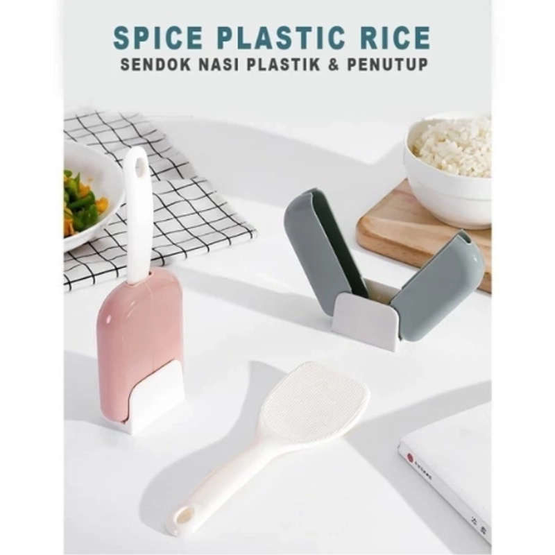 Product image KAHASIL - Centong Sendok Nasi Dengan Penutup Otomatis KMJ264 TOSCA