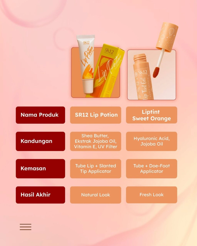 Product image SR12 Lip Potion Cold Fire Memberi Warna Dan Melembabkan bibir 8gr lip potion cold fire
