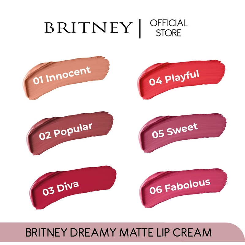 Product image Purbasari - BRITNEY DM LIPCREAM 1.5 gr 01 INNOCENT