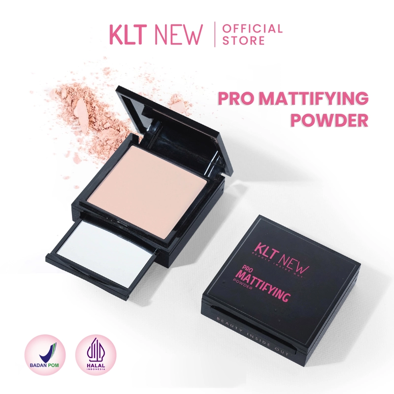 Product image KLT NEW - KLT NEW Pro Mattifiying - Compact powder bedak padat 01 Light 13 Gr 01 Light