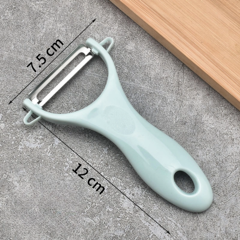 Product image KAHASIL - Pisau Pengupas Kulit Buah Sayuran Peeler Parutan Wortel Kentang Apel Alat Kupas Serbaguna KMJ142 RANDOM