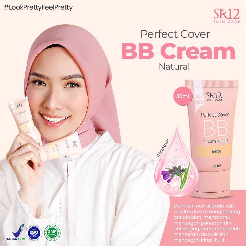 Product image SR12 Herbal Skincare - Perfect Cover BB Cream Natural SR12 30ml Beige