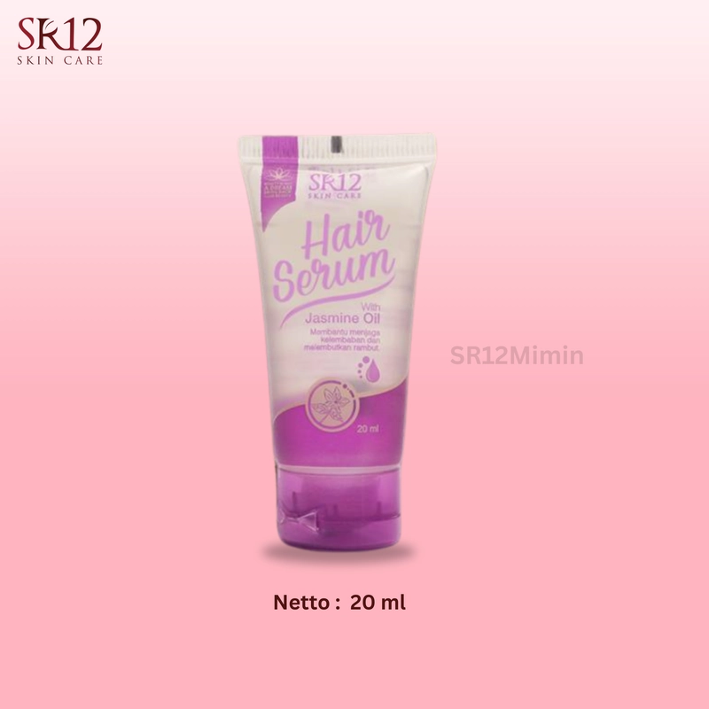 Product image SR12 Indonesia - SR12 Hair Serum Jasmine Oil Melembabkan dan Melembutkan Rambut 20ml Jasmine Oil