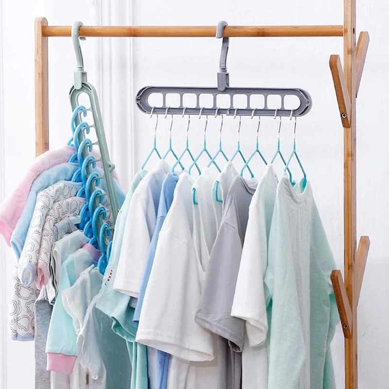 Product image Moveonesia - Gantungan Baju 9 Lubang GANTUNGAN 9 RANDOM