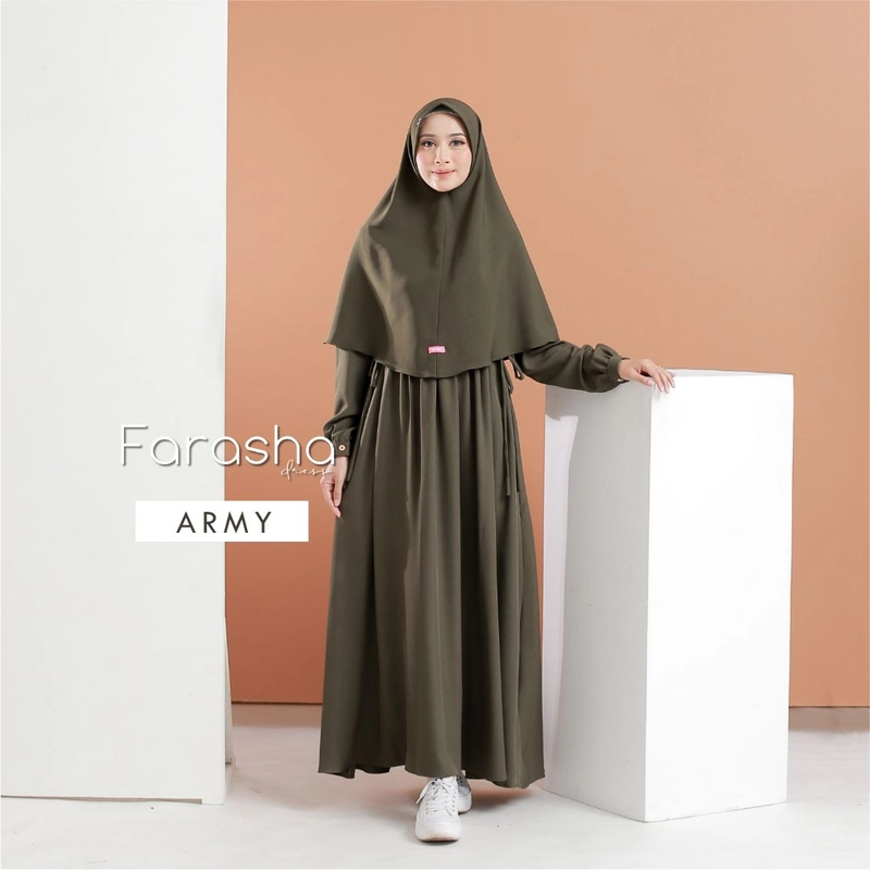 Naisha HIjrah - Naisha - Farasha Dress AS Army