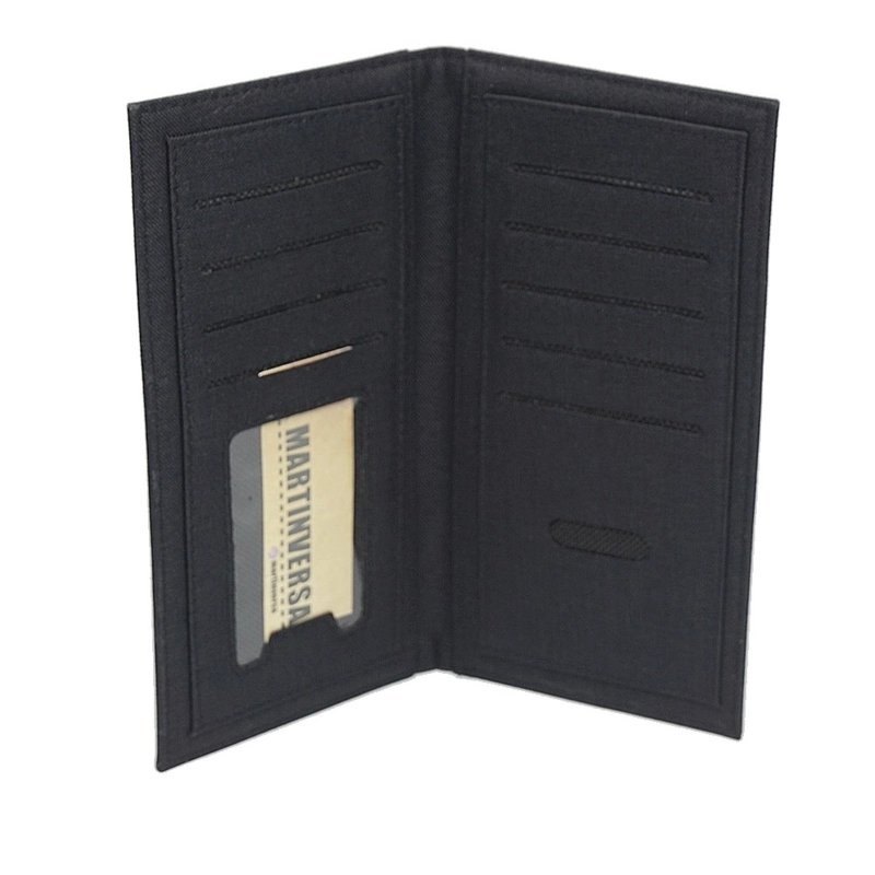 Product image Martinversa WL12 Dompet Kartu Uang Kanvas Panjang Man Wallet Free Size Hitam