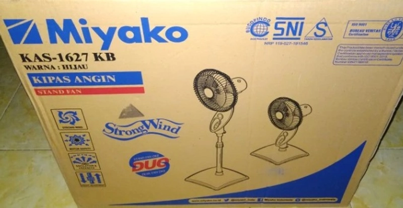 Product image Miyako - KAS 1627KB 2in1 Kipas Angin 1627 green