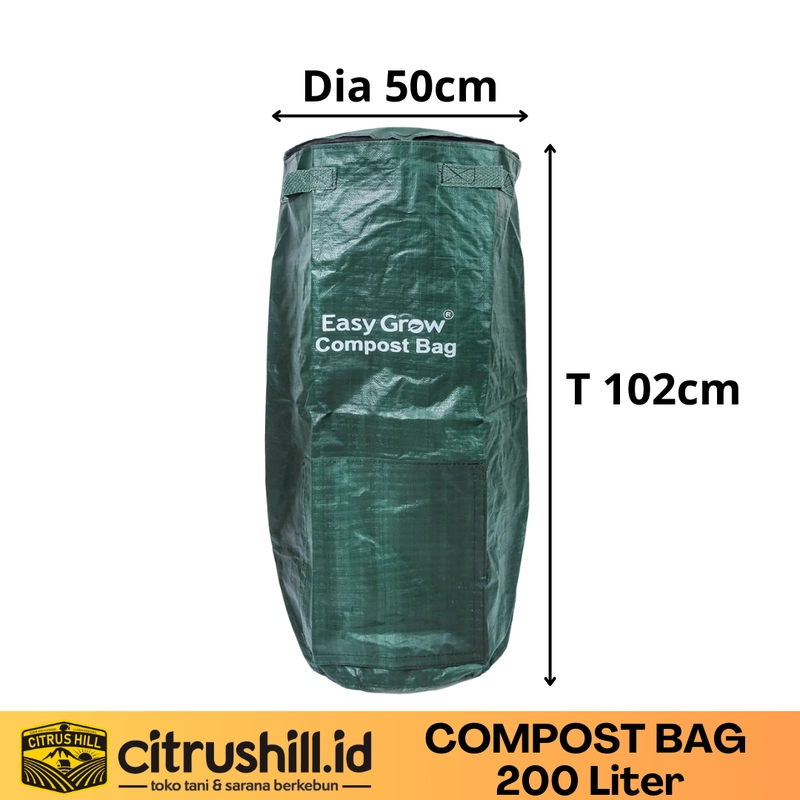 Product image Citrushill ID - Compost Bag Pot Kompos S 50 Liter Hijau