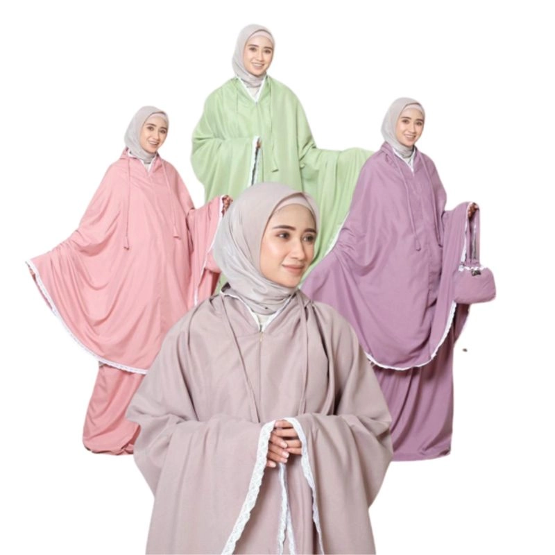 Product image qaydstoreid - BELI 2 GRATIS BAJU KOKO (MUKENA 2IN1 TRAVEL) TRAVEL HITAM