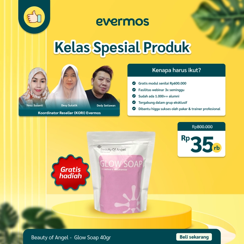 Product image BEAUTY OF ANGEL - Kelas Spesial Produk Free Beauty Of Angel Glow Soap 40gr all variant 1pcs glow shop