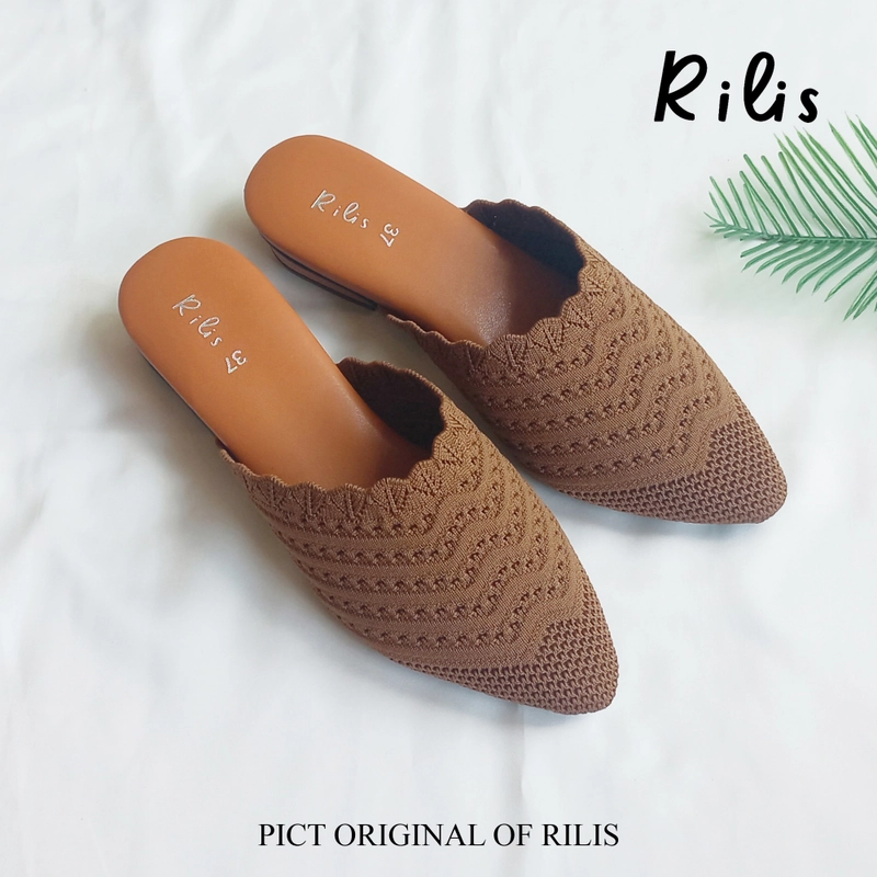 Product image Rilis - Sandal Wanita Alyssa Bapau Rajut Premium (Rilis 27) 37 Tan