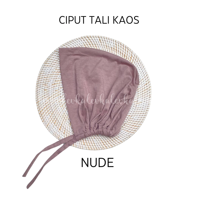 Product image Leika - LEIKAHIJAB - INNER BASIC TURKI TALI // CIPUT TALI KAOS PREMIUM // INNER HIJAB // I WARNA NUDE