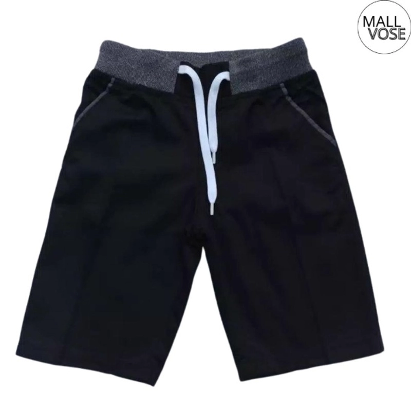 Product image MALLVOSE - Celana pendek anak rib 1-12 tahun L HITAM