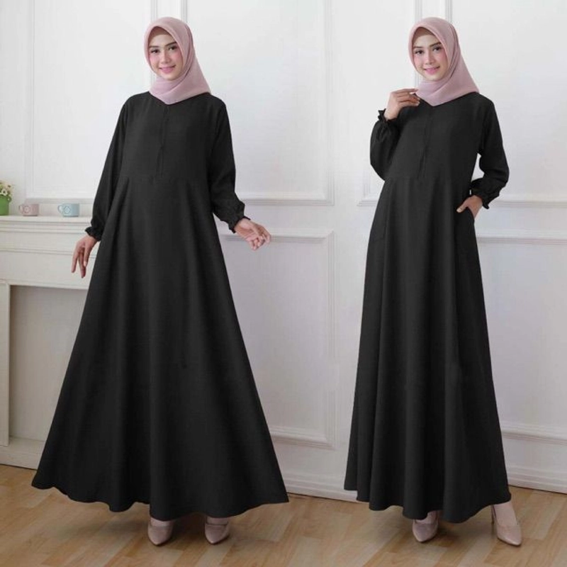 Product image Qanza Dress Basic Plus Size 2X Black