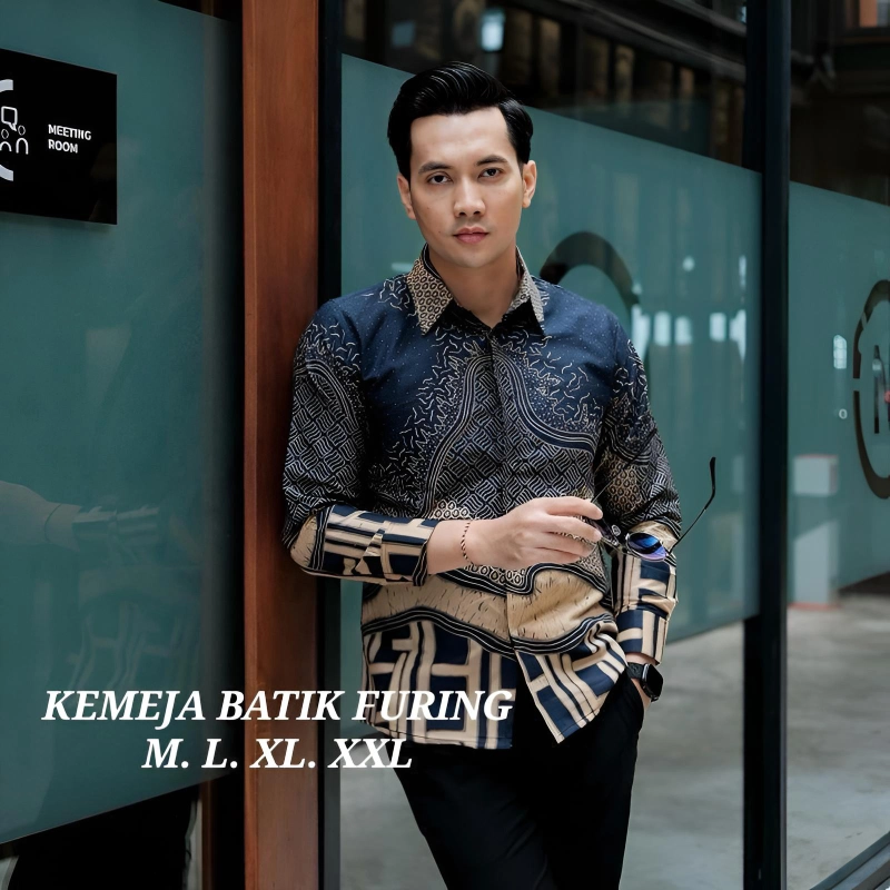 Product image Kois Batik - Kemeja Batik Pria Berlapis Furing Modern terbaru motif zida M Kemeja zida