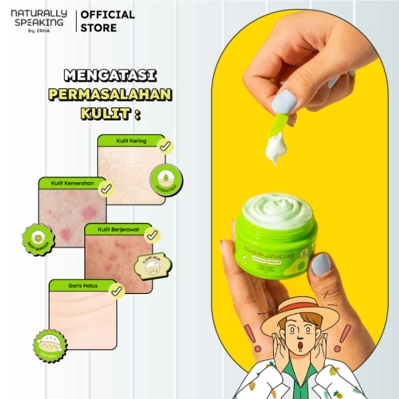 Product image Naturally Speaking By Erha - Caring Avocado Skin Barrier Mousseturizer 30gr Mousseturizer