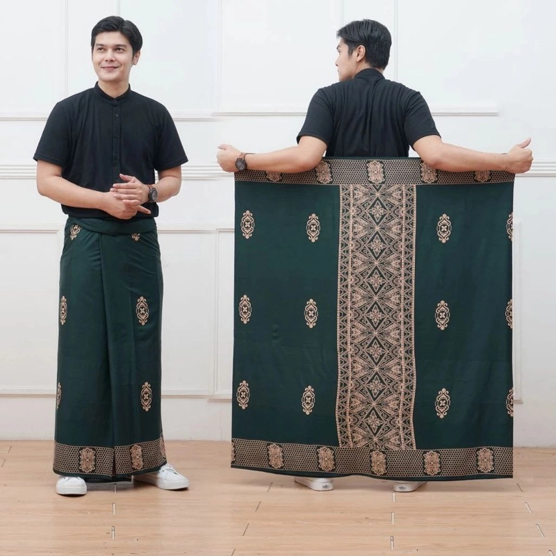 Product image Kois Batik - Sarung Batik Dewasa Best Seller Motif sarwon Sarung dewasa Sarwon hijau