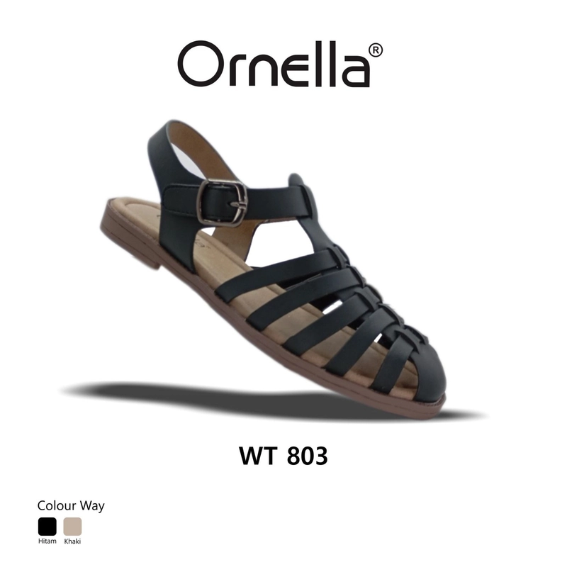 Product image Odillon - Ornella - WT 803 / Sepatu Sandal Wanita Casual 38 BLACK