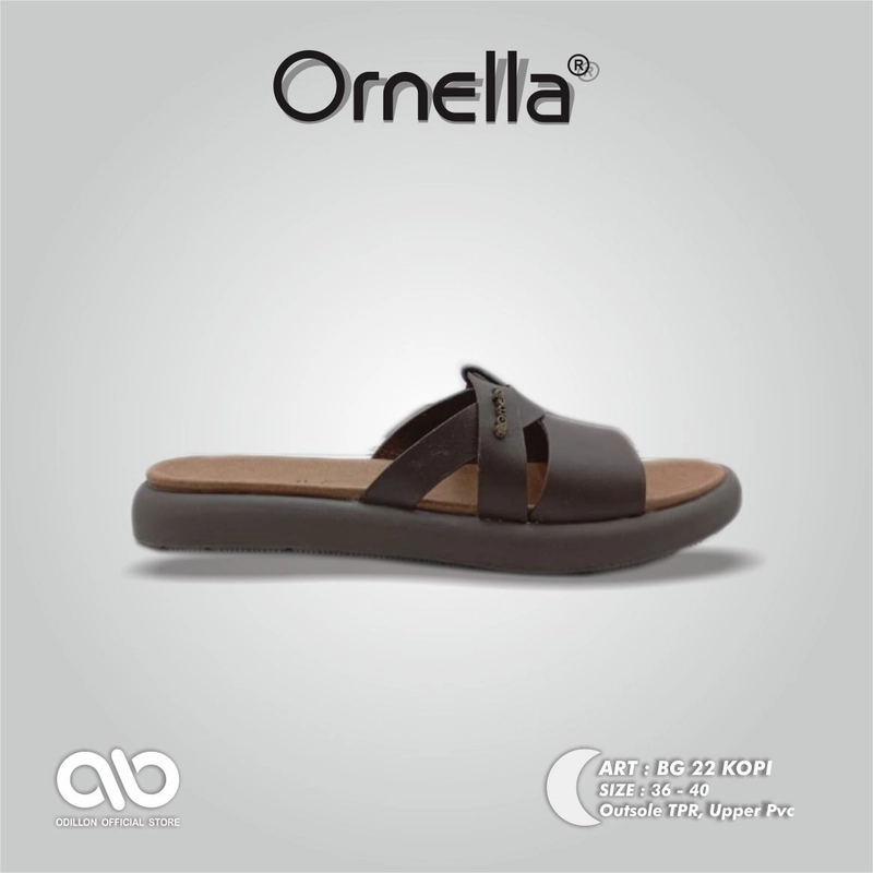 Product image Odillon - Ornella - BG 22 / Sandal Slip On Wanita Casual 36 COFFEE
