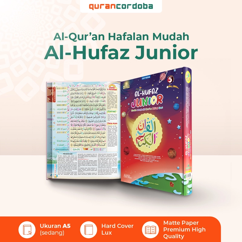 Product image Cordoba Al Quran Hafalan Anak Hufaz Junior A5 A5 Ungu 
