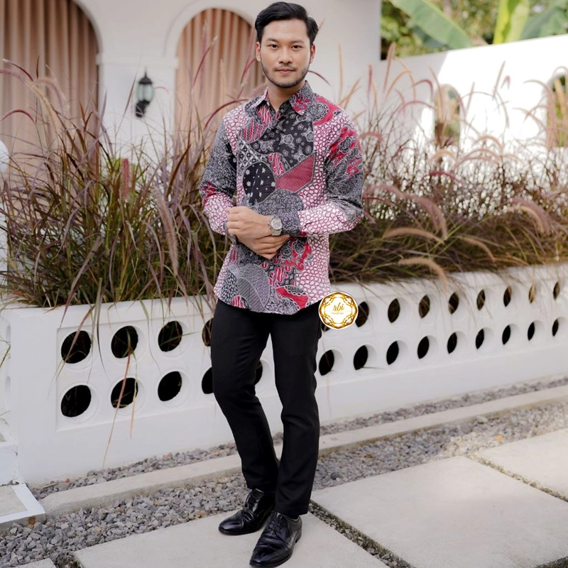 Product image Rambe Batik Indonesia - Batik Couple Gamis Shakillah Original Bahan Katun Prima Boleh Beli Pisah Kemeja M A