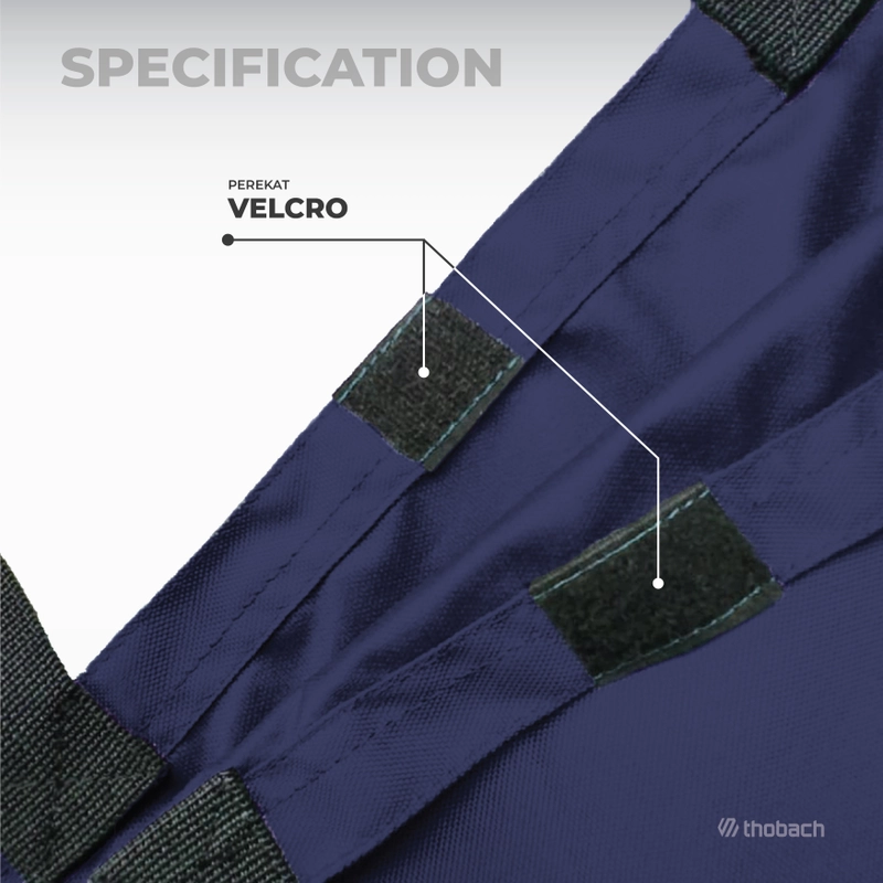 Product image Thobach official - THOBACH Tote Bag Cordura STAY ON THE STRAIGHT PATH Warna Army