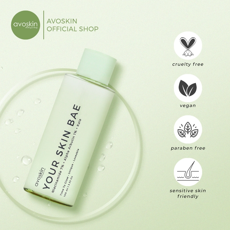 Product image AVOSKIN OFFICIAL - YSB Toner Niacinamide 7% + Alpha Arbutin 1% + Kale 100 ml Toner
