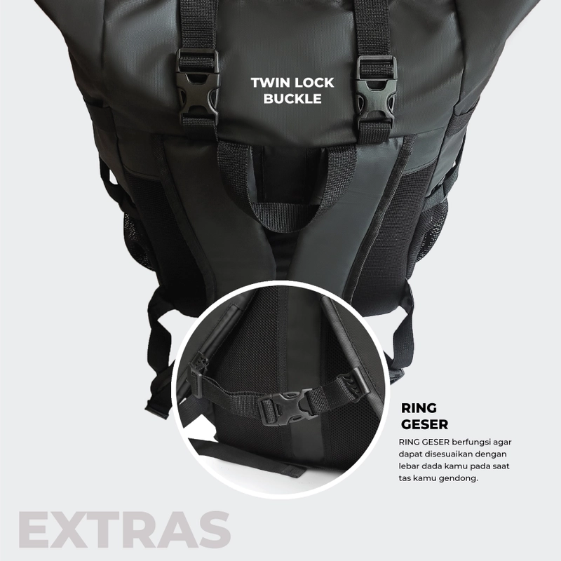 Product image Thobach official - THOBACH Backpack Anti Air Waterproof WARWICK 500 gr Black