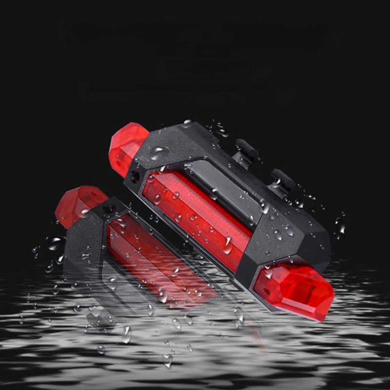 Product image KAMJE Lampu LED Belakang Sepeda USB Rechargeable Waterproof Anti Air Safety Riding Malam Hari all variant Putih